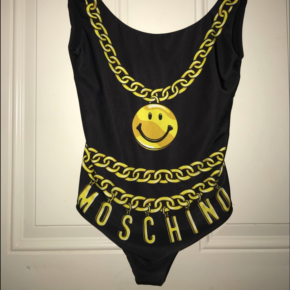 Moschino Couture Swimsuit Smiley Collection
